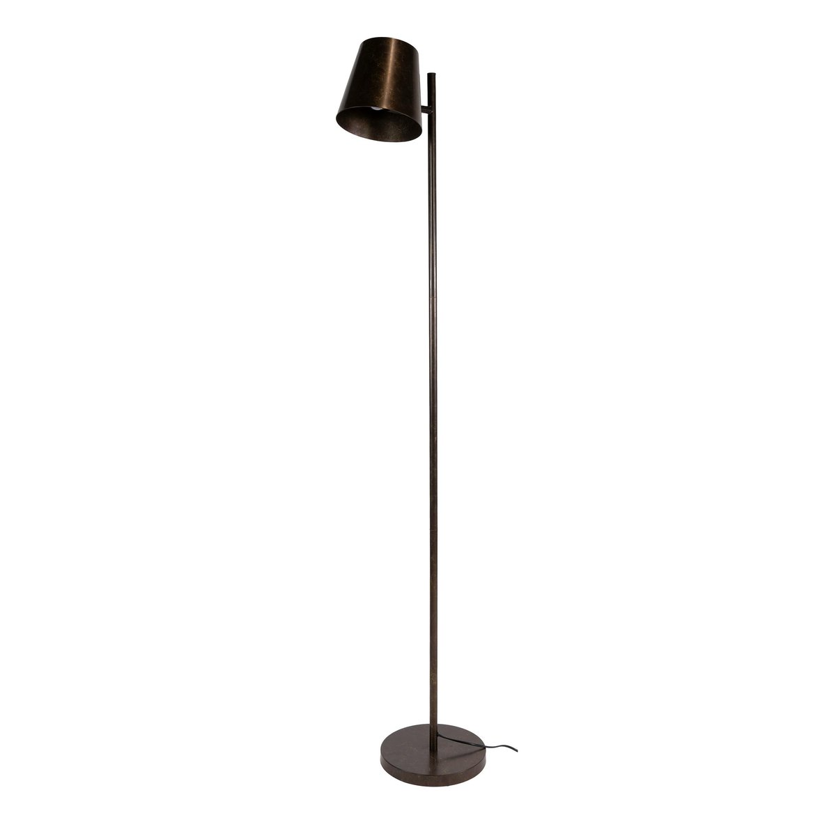 Lampadaire vintage en métal NIAGARA marron, PIER IMPORT