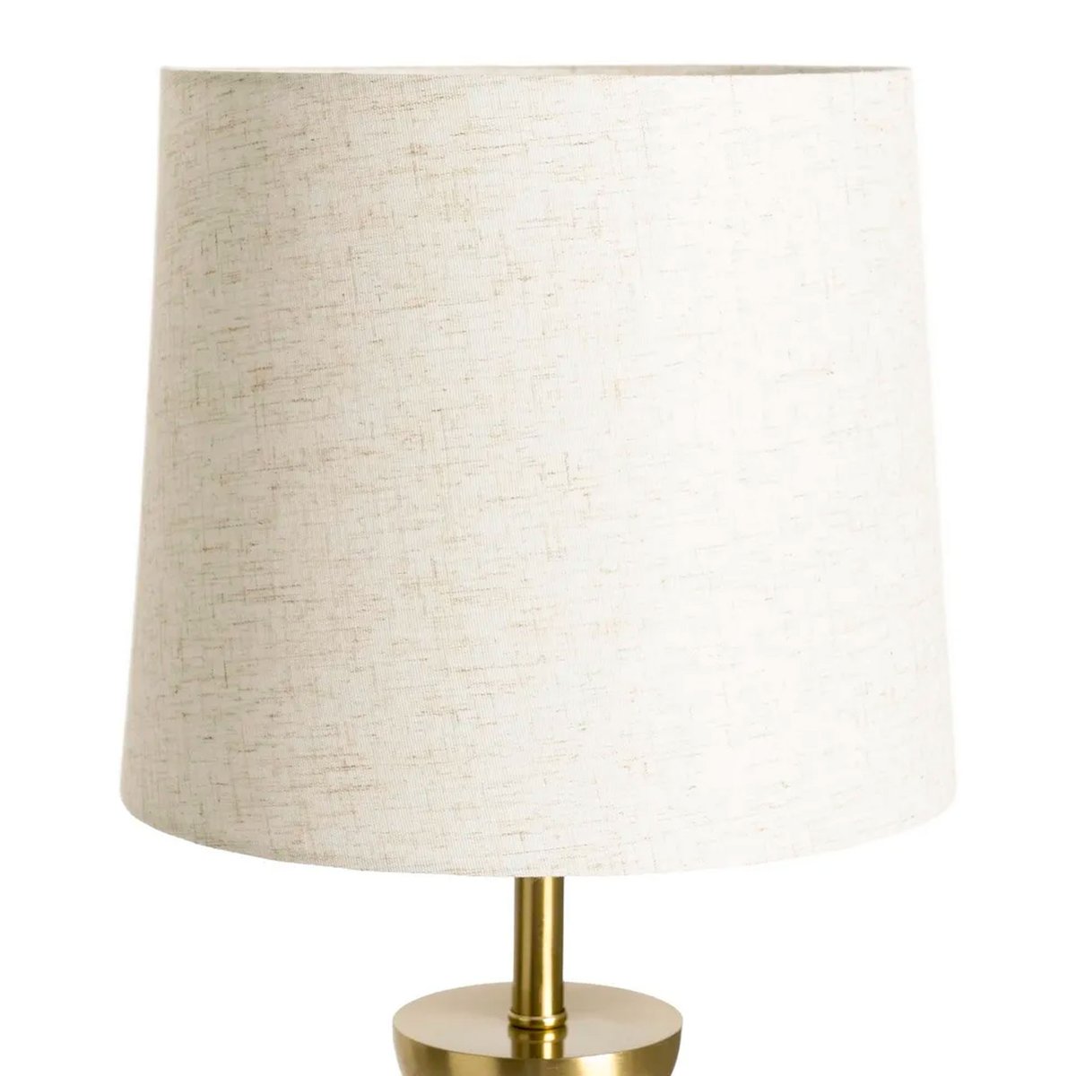 Lampe à poser métal doré abat-jour beige 25x25x49cm doré, WADIGA