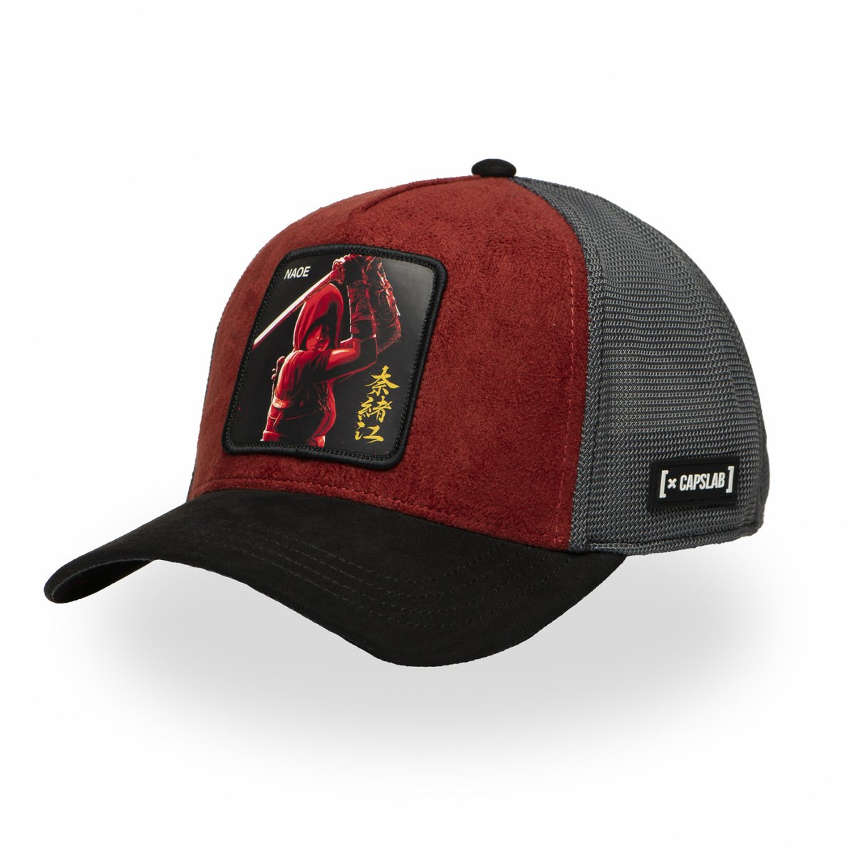 Casquette trucker Assassin's Creed rouge/noir, CAPSLAB