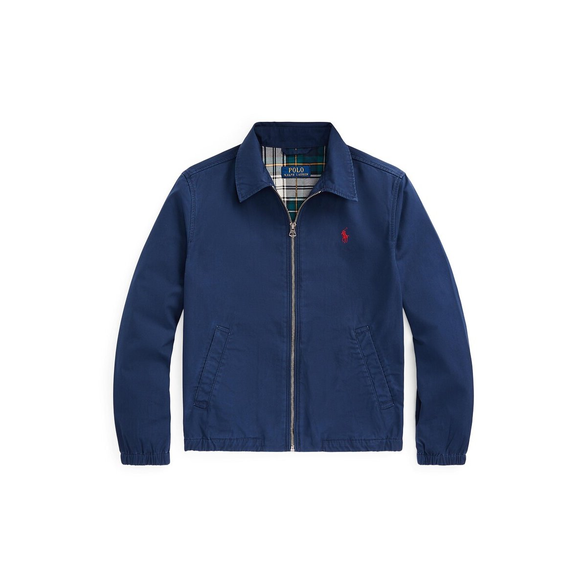 Veste avec col chemise bleu marine, POLO RALPH LAUREN