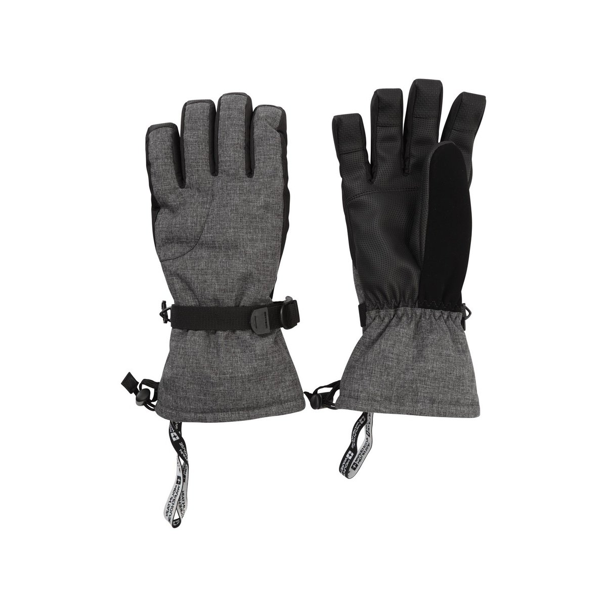 Gants de ski LODGE gris, MOUNTAIN WAREHOUSE
