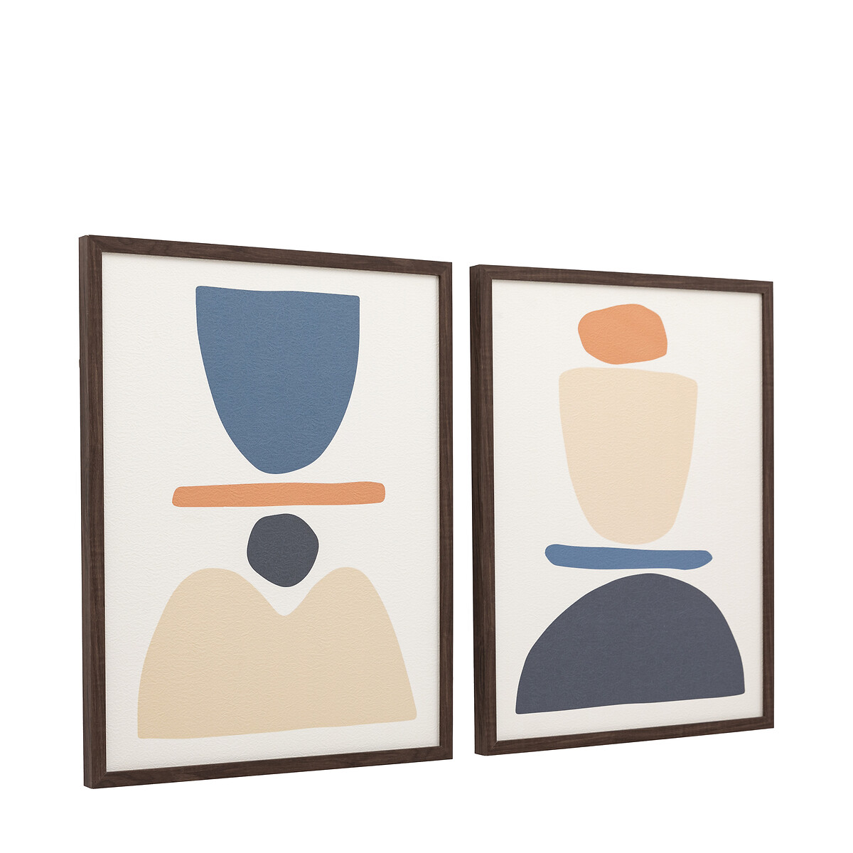 Set of 2 Balance Framed Art multi-coloured, ÉDITÉ