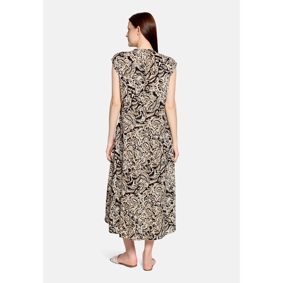 Robe longueur midi à motifs nature/black, CARTOON