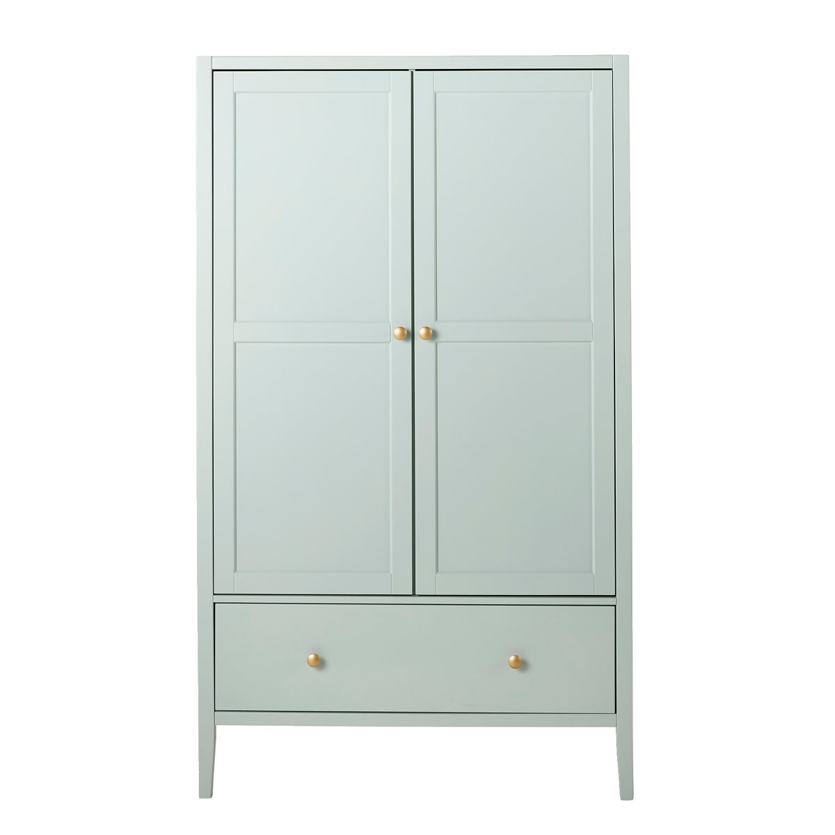Armoire 2 portes LIGNE PARISIENNE vert de gris, VERTBAUDET