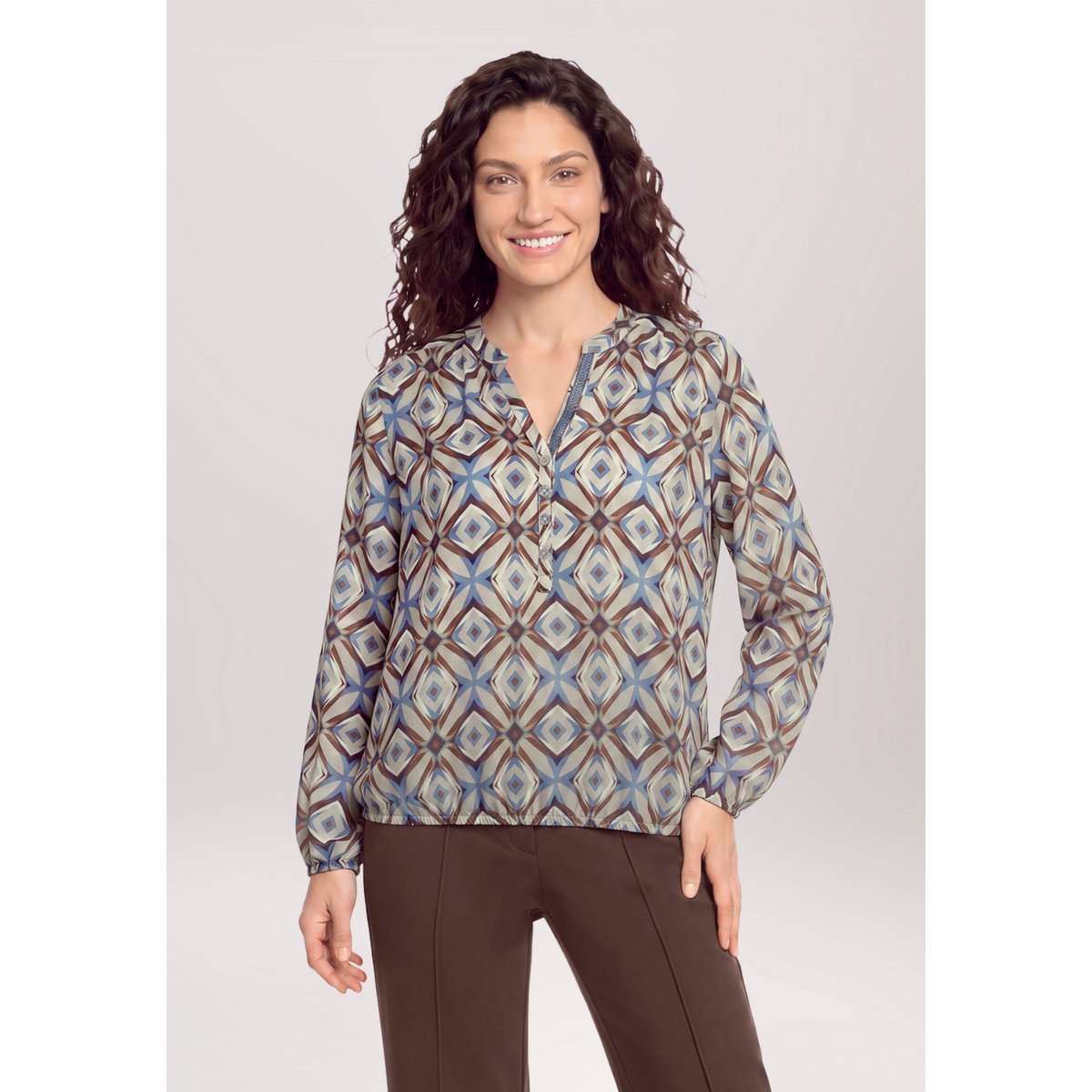 Blouse casual à motifs nature/blue, CARTOON