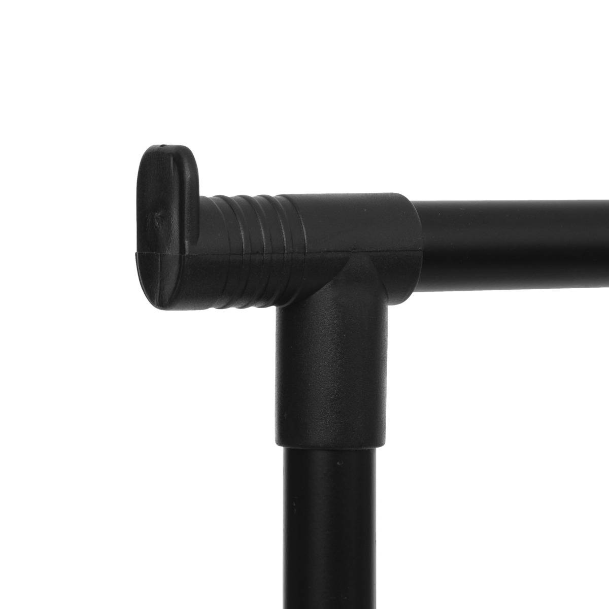 Portant à vêtement extensible sur roulettes en métal PAN noir, 5FIVE SIMPLY SMART