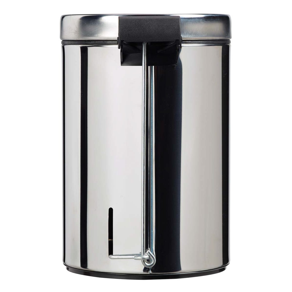 Poubelle de salle de bains à pédale 3L Fabriqué en France - CYJEU inox, ROSSIGNOL