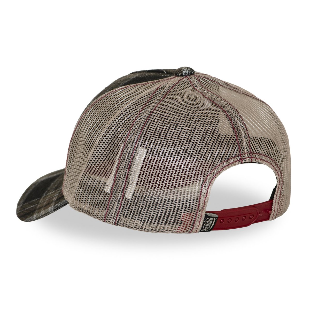 Casquette trucker SQUARES noir/blanc/beige, VON DUTCH