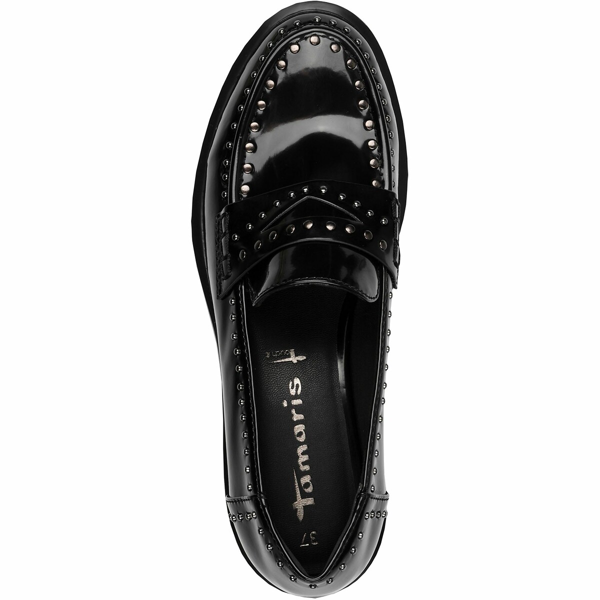 Loafers with Studs black, TAMARIS