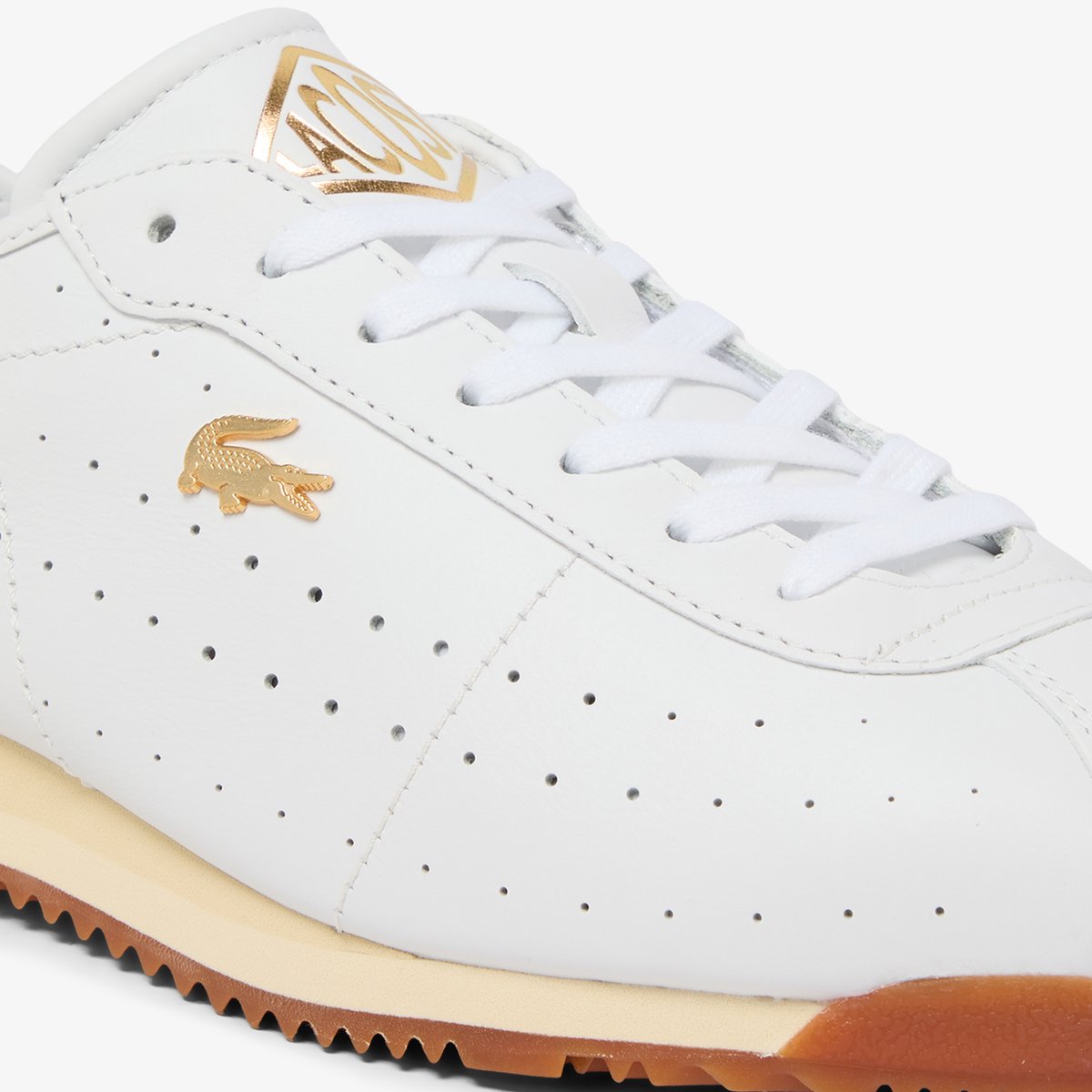 Sneakers Club-Low homme en cuir blanc-y37, LACOSTE