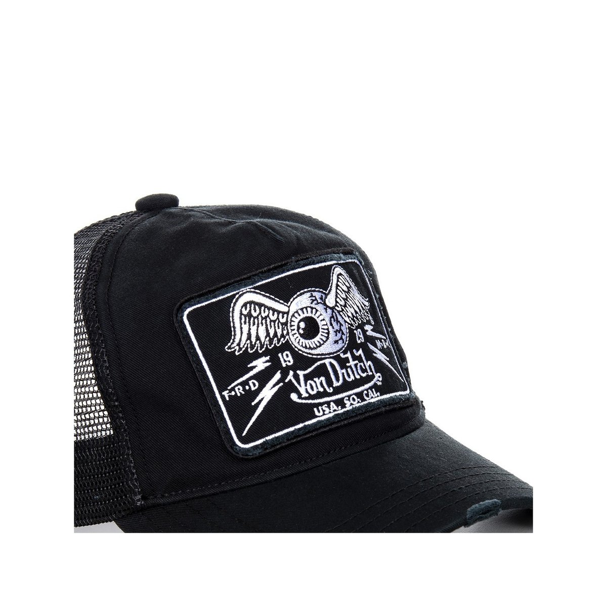 Casquette Trucker Flying eye noir, VON DUTCH