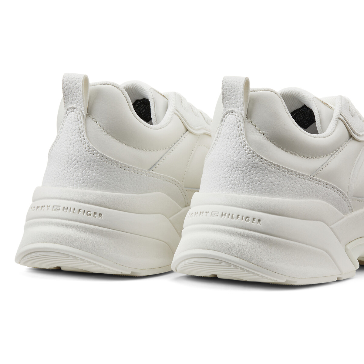 Sneakers Runner Chunky aus Leder weiss, TOMMY HILFIGER
