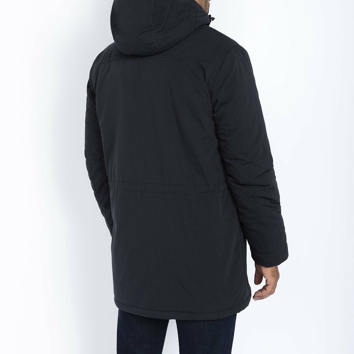 Coupe-vent long BLUSTER doublé sherpa bleu marine, SCHOTT