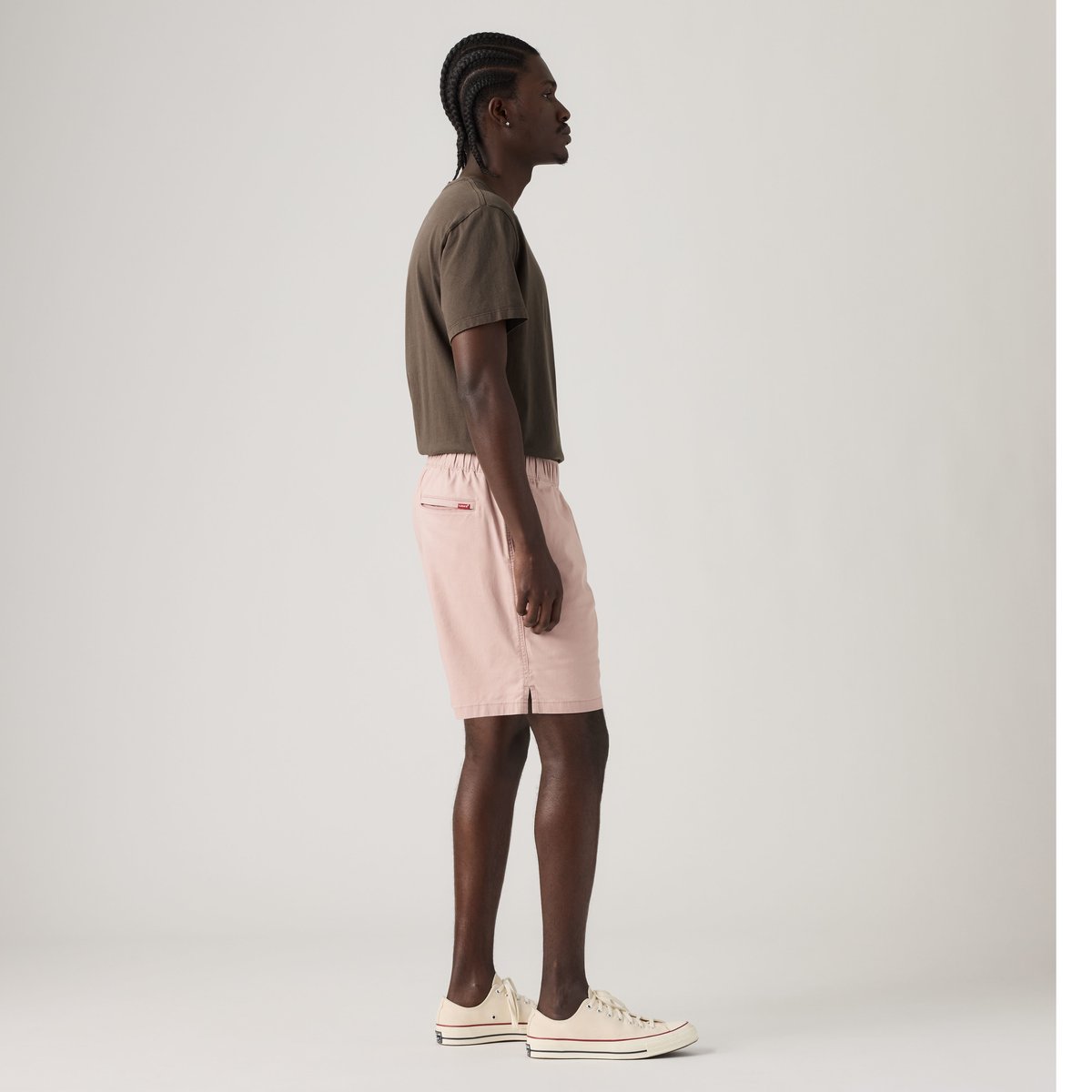 Short boxer coton et lin rose - fawn, LEVI'S