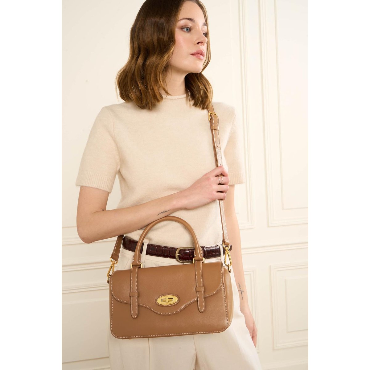 Cartable DONNA KYLA vison, LANCASTER