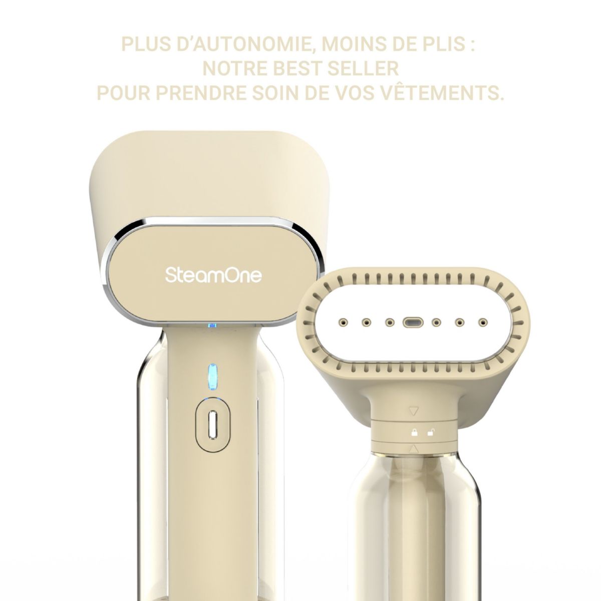Défroisseur vapeur Cream 400 Karl XL Rust couleur unique, STEAMONE