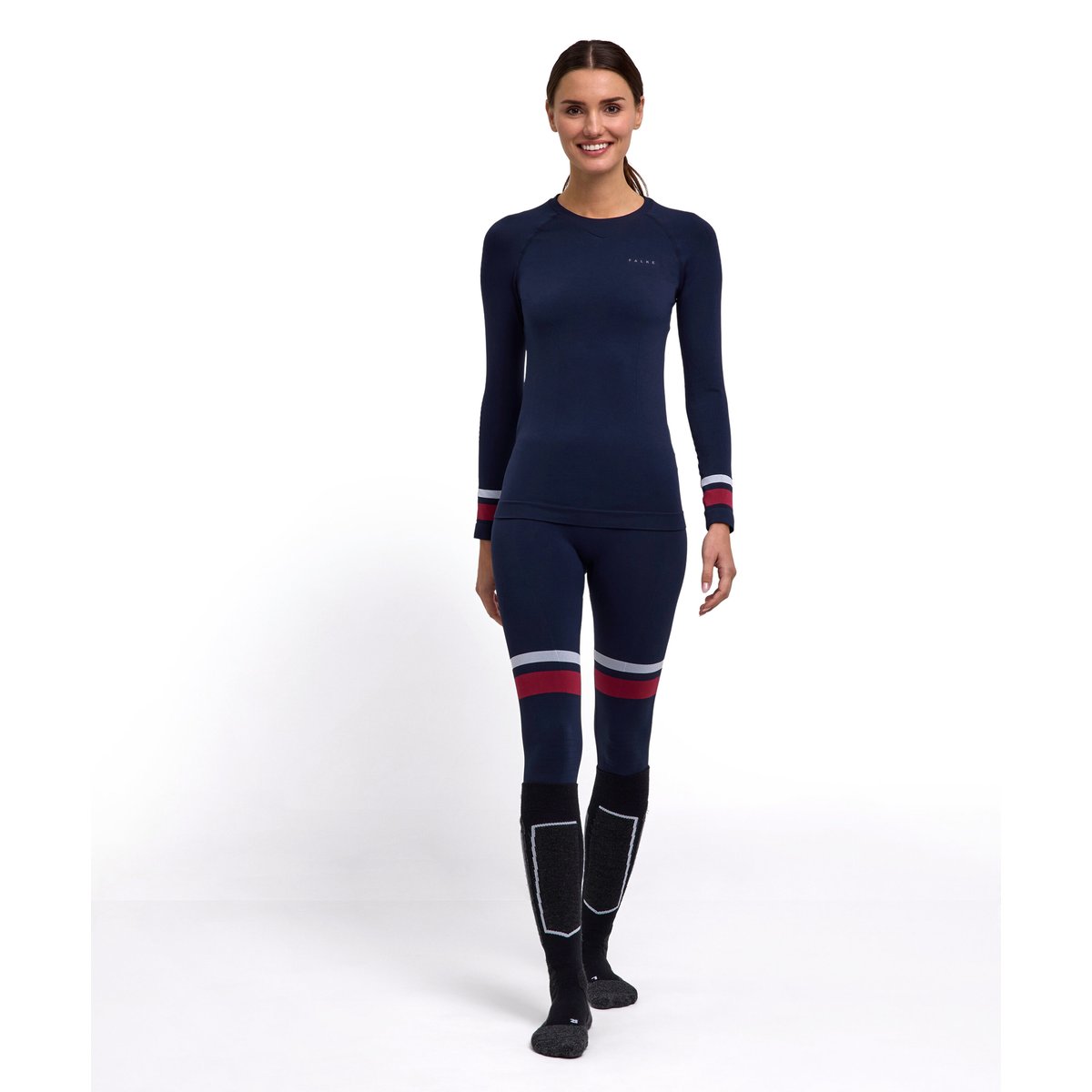 T-shirt manches longues Opaque bleu, FALKE