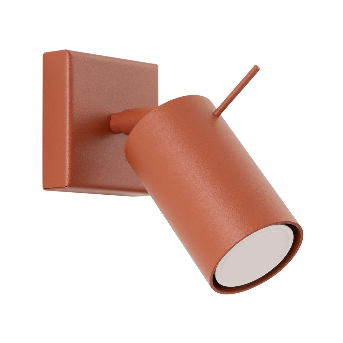 Applique Acier Ocre Rouge GU10 1 Ring rouge, EDEN