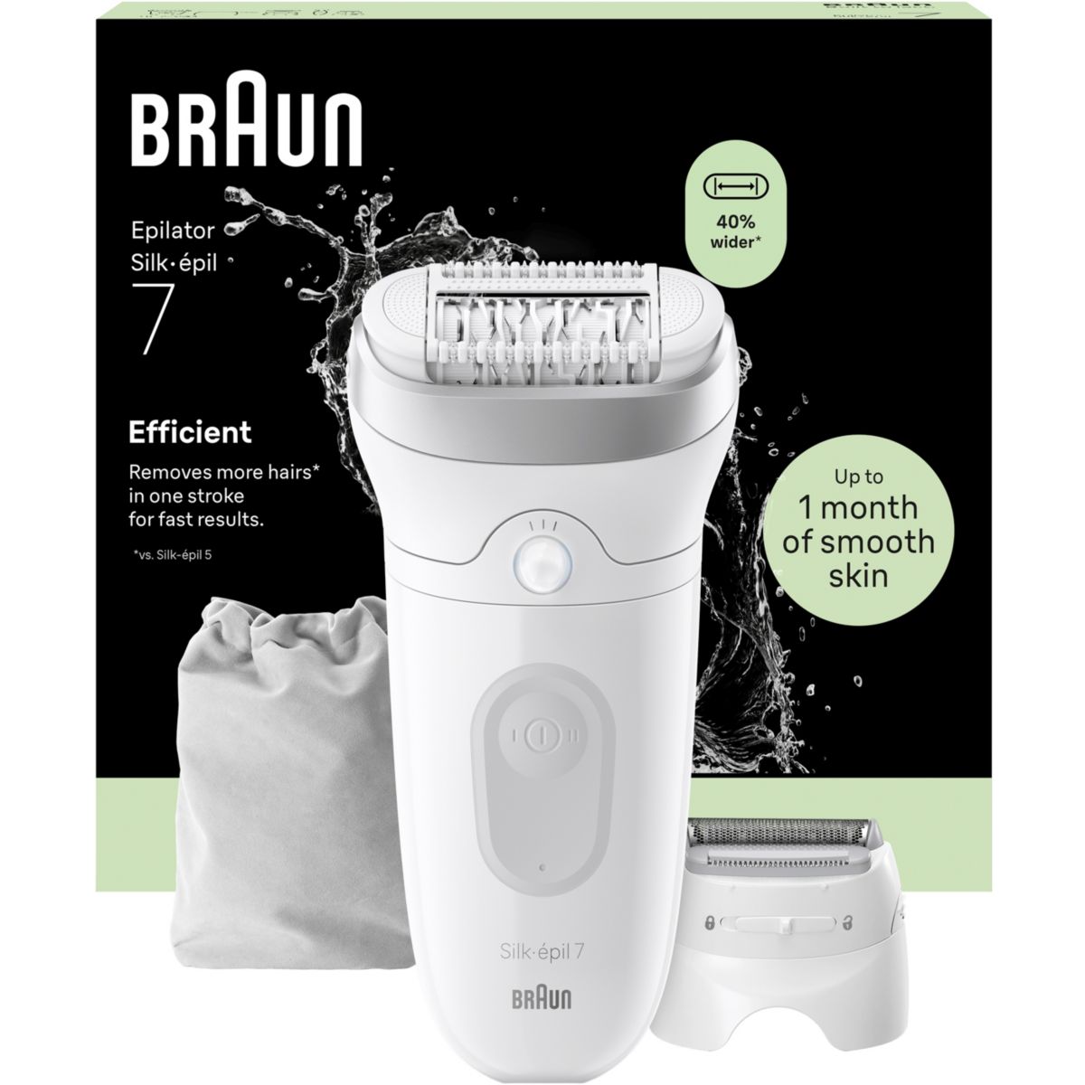 Epilateur électrique Silk-épil SE7 7-041 couleur unique, BRAUN