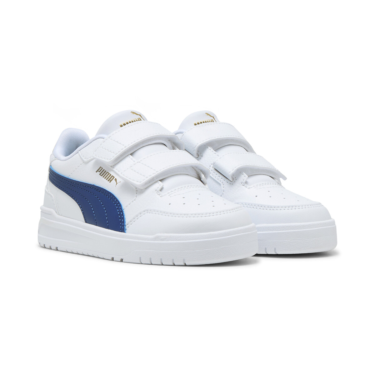 Baskets SHUFFLE DOWNTOWN LO V blanc/bleu, PUMA