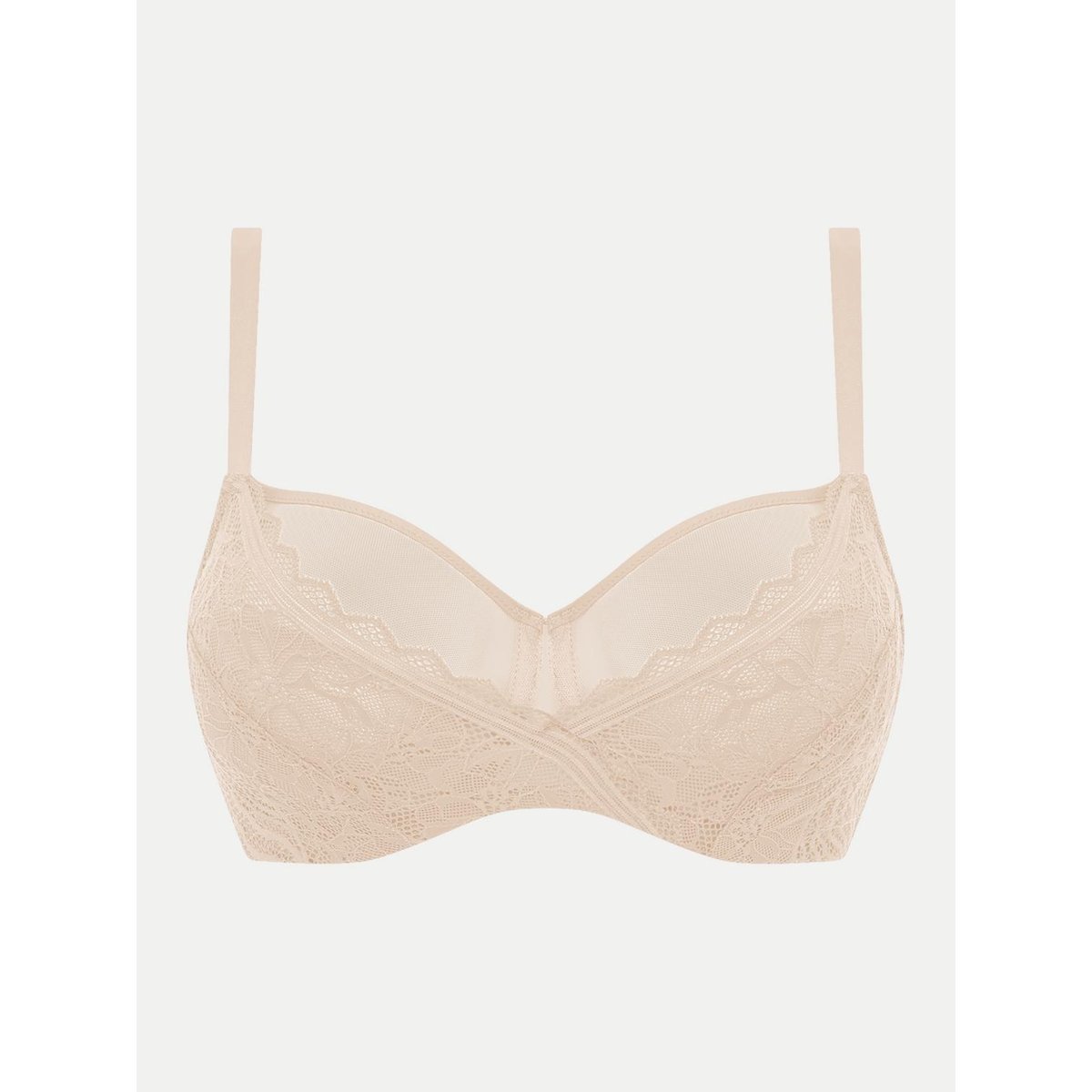 Soutien-gorge enveloppant Floral beige doré, CHANTELLE
