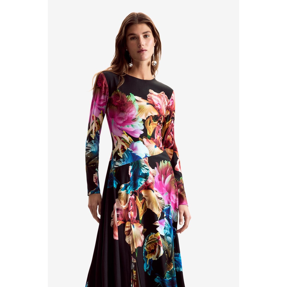 Robe à manches longues M. C. Lacroix noir, DESIGUAL