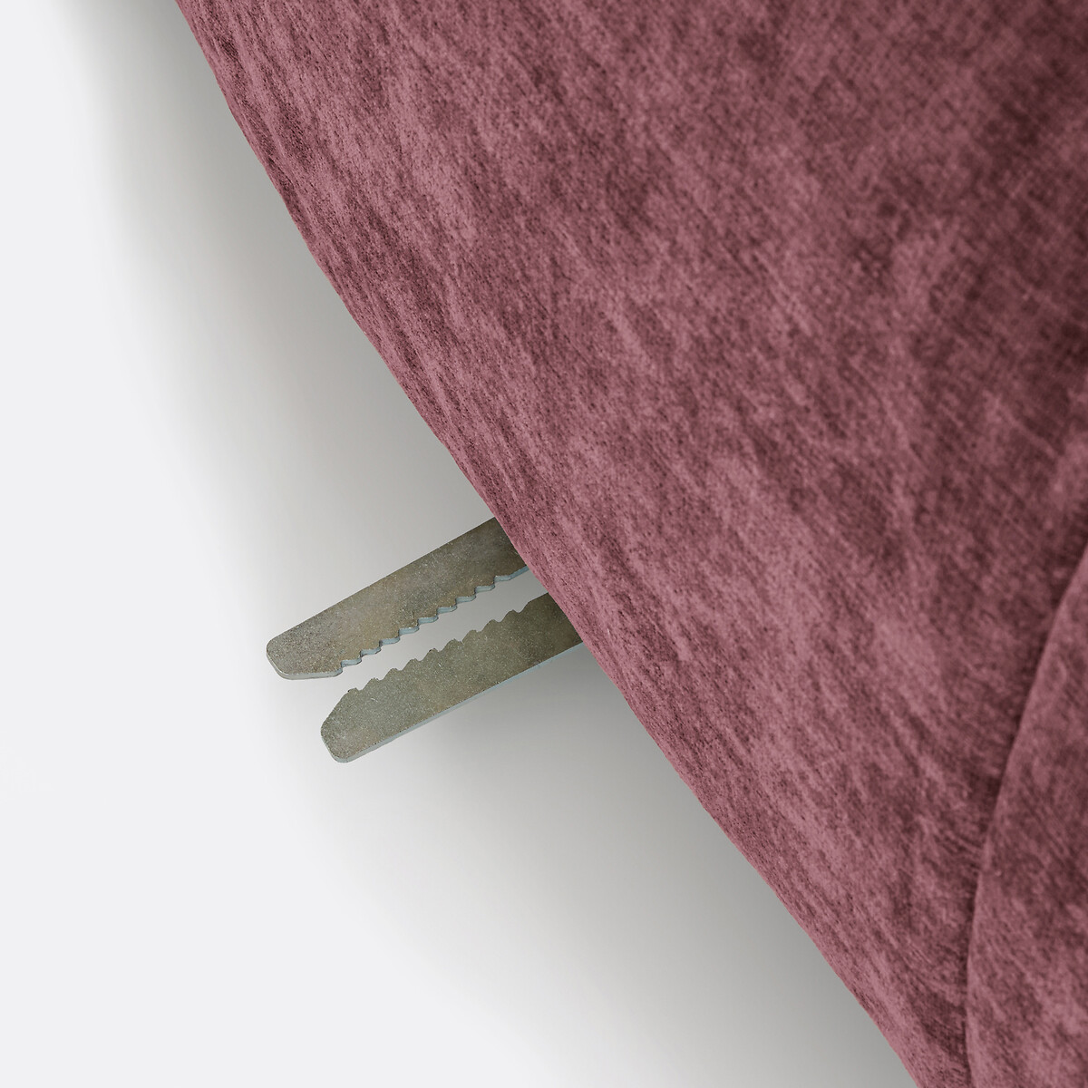 Élément chauffeuse pour canapé modulable, en chenille flammée, SWEETY prune, LA REDOUTE INTERIEURS