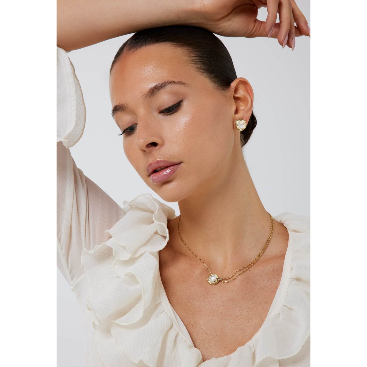 Boucles D’oreilles G Crystal or, GUESS
