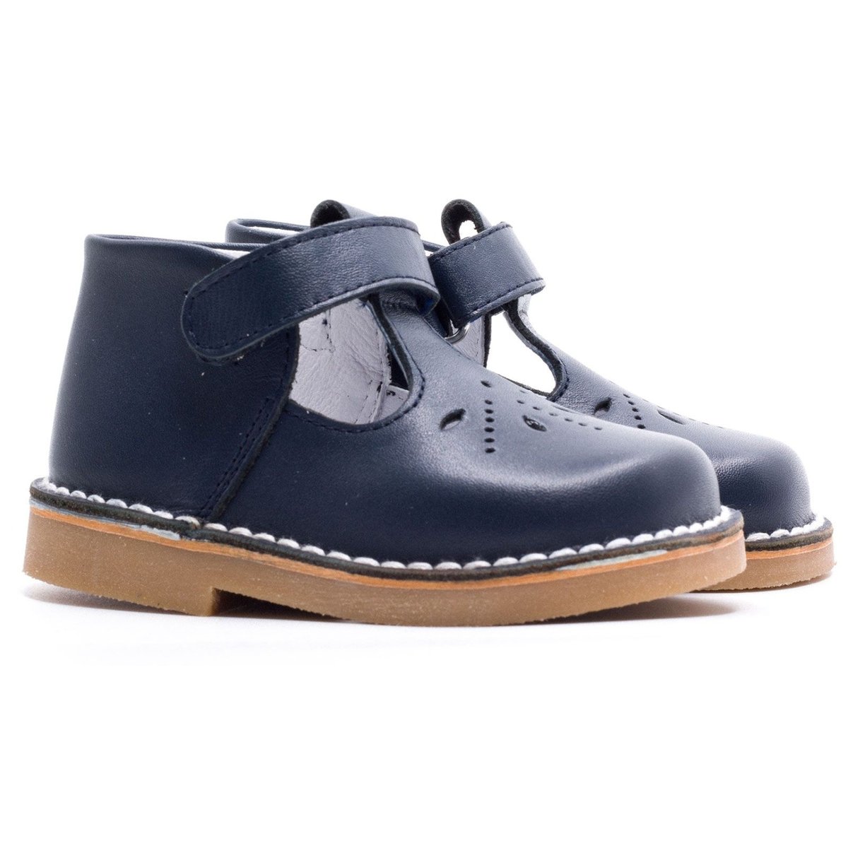 Boni Mini George - sandale bebe fermée bleu marine, BONI&SIDONIE