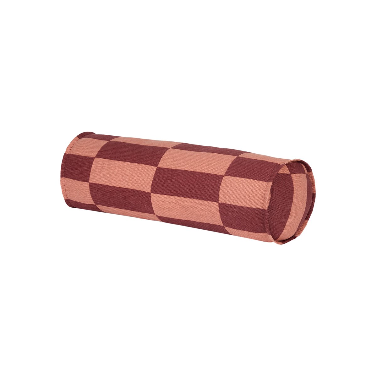 Coussin traversin VIBES tuiles bordeaux, NOBODINOZ