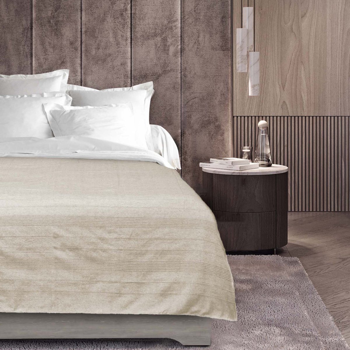 Plaid LUCILE naturel, DOUCEUR D'INTÉRIEUR