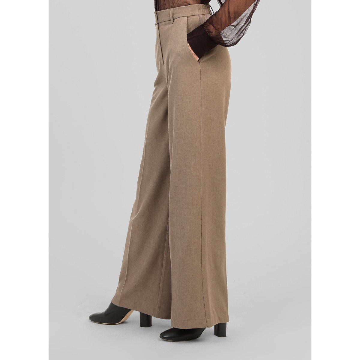 Pantalon PERLIVA taupe, AN'GE