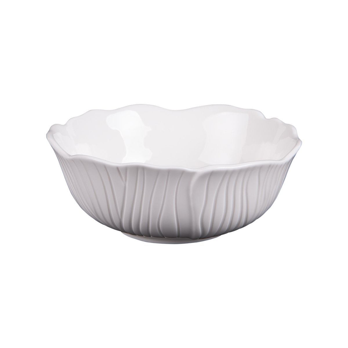 Coupelle Ginkgo 15 cm (lot de 6) blanc, TABLE PASSION