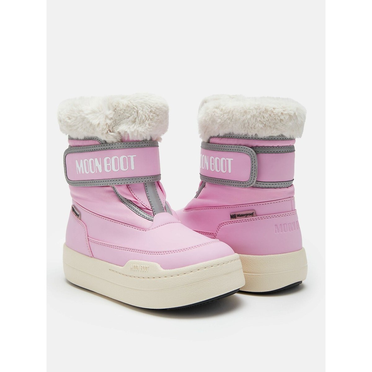 Botas Moon Boot Park Strap rosa, MOON BOOT