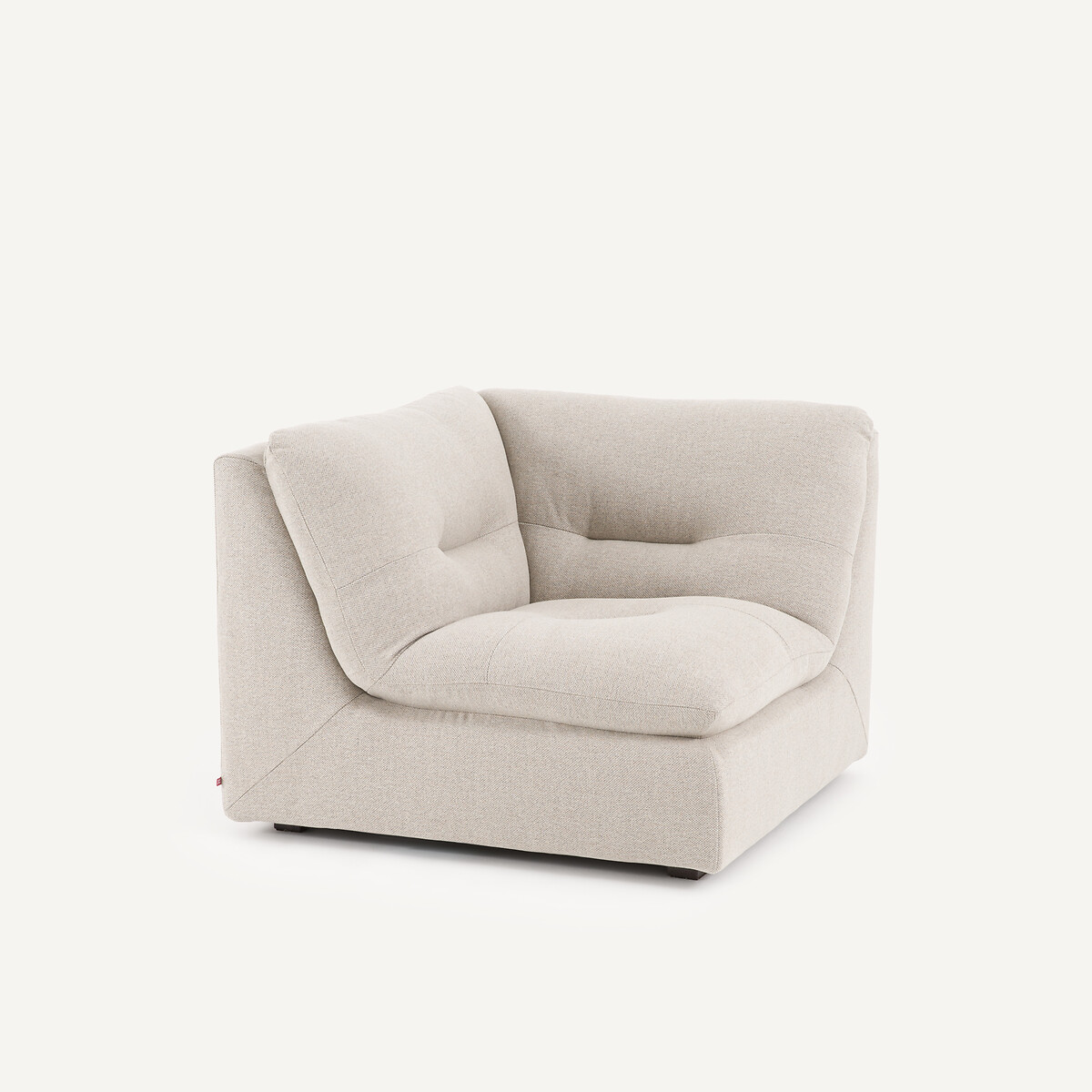 Angle 90° modulable en tweedé, GIULIANO naturel/gris clair, AM.PM
