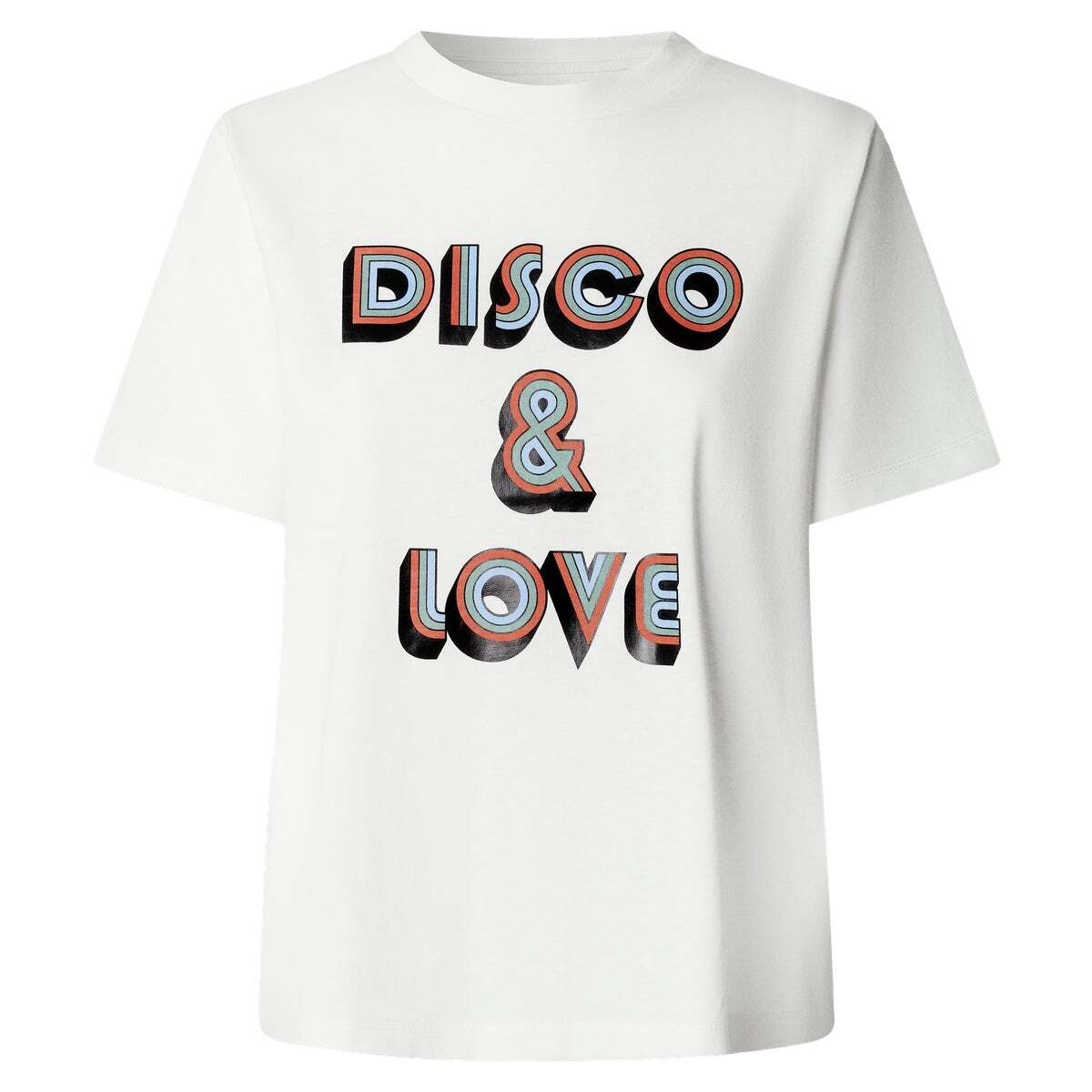 T-Shirt Avec Imprimé Graphique blanche mousse, PEPE JEANS
