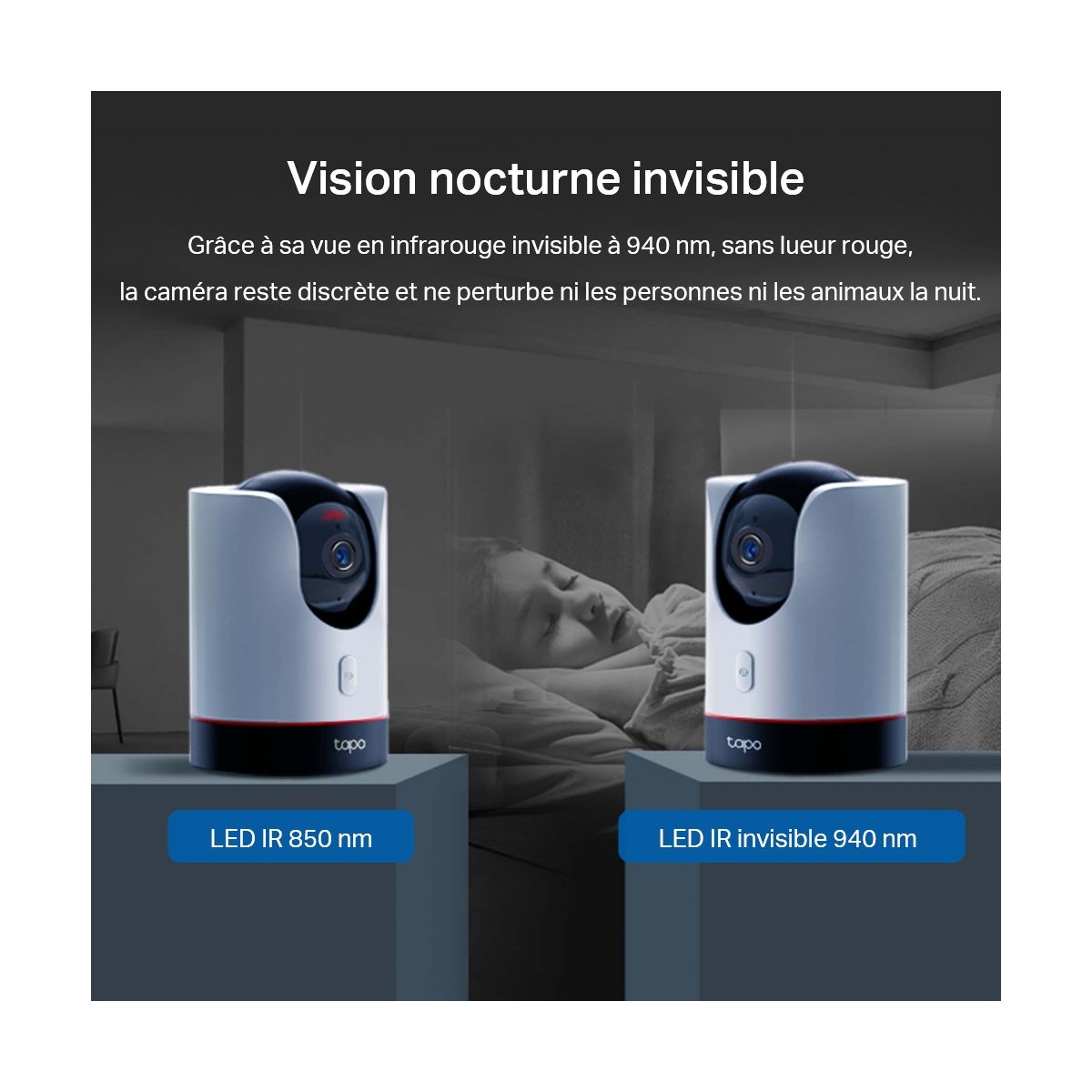Caméra de surveillance Tapo C225 2K couleur unique, TP-LINK