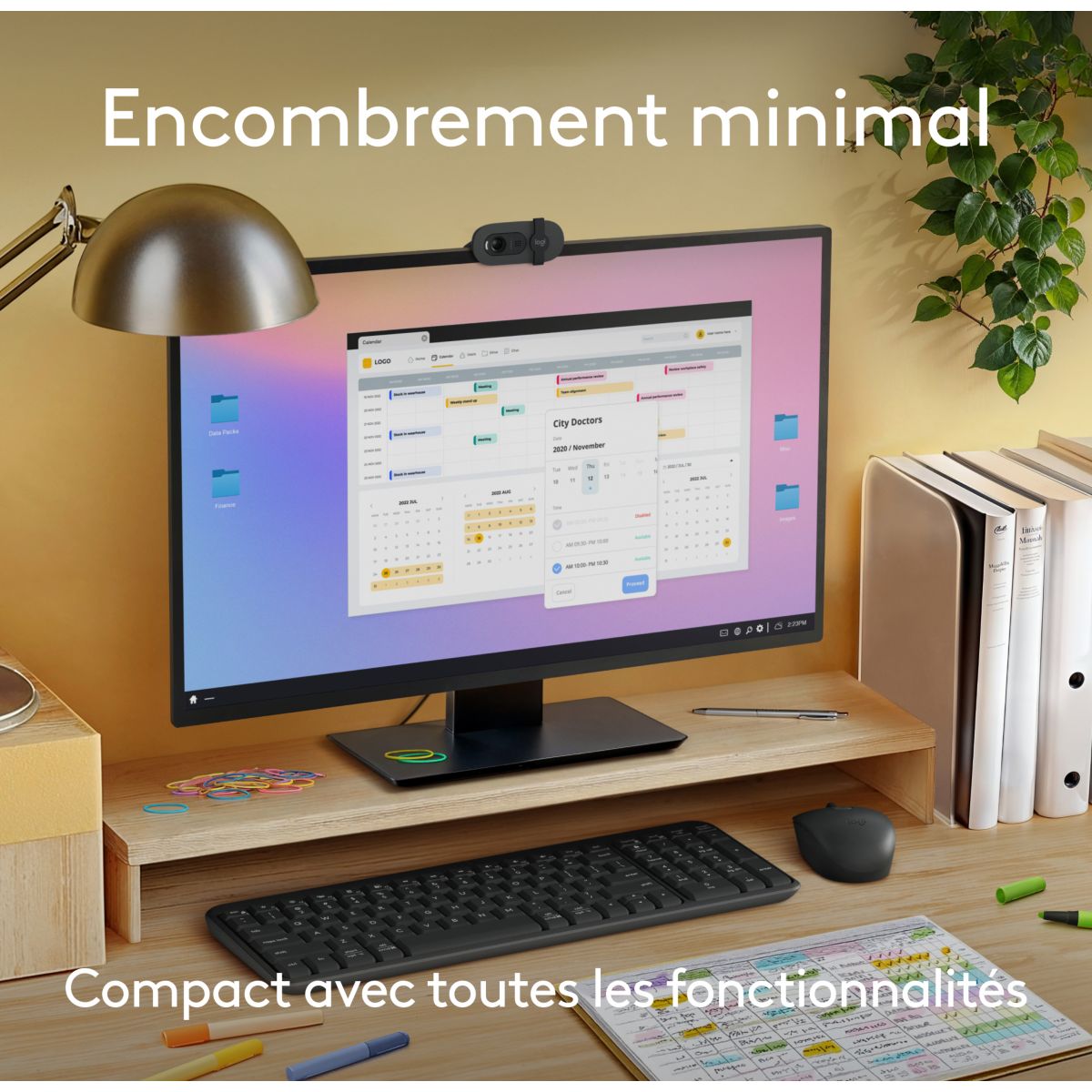 Clavier sans fil K250 Bluetooth couleur unique, LOGITECH