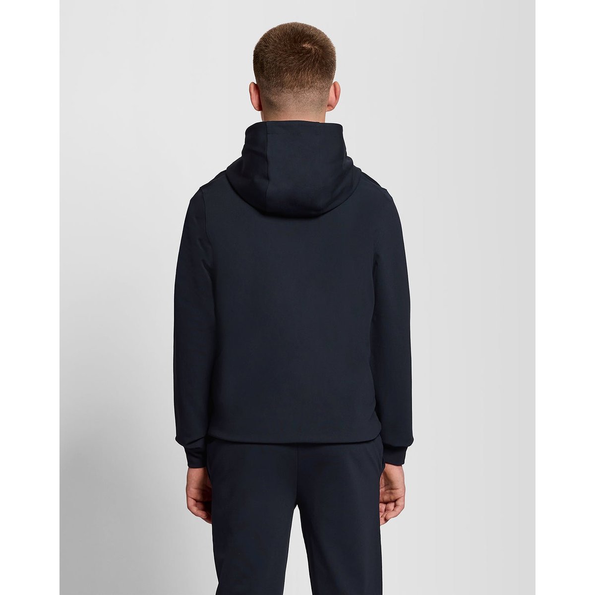 Sweat à capuche Sports en polaire grattée bleu foncé marine, LYLE & SCOTT