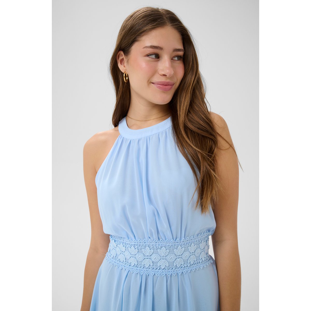 Robe bleu powder blue, CREAM