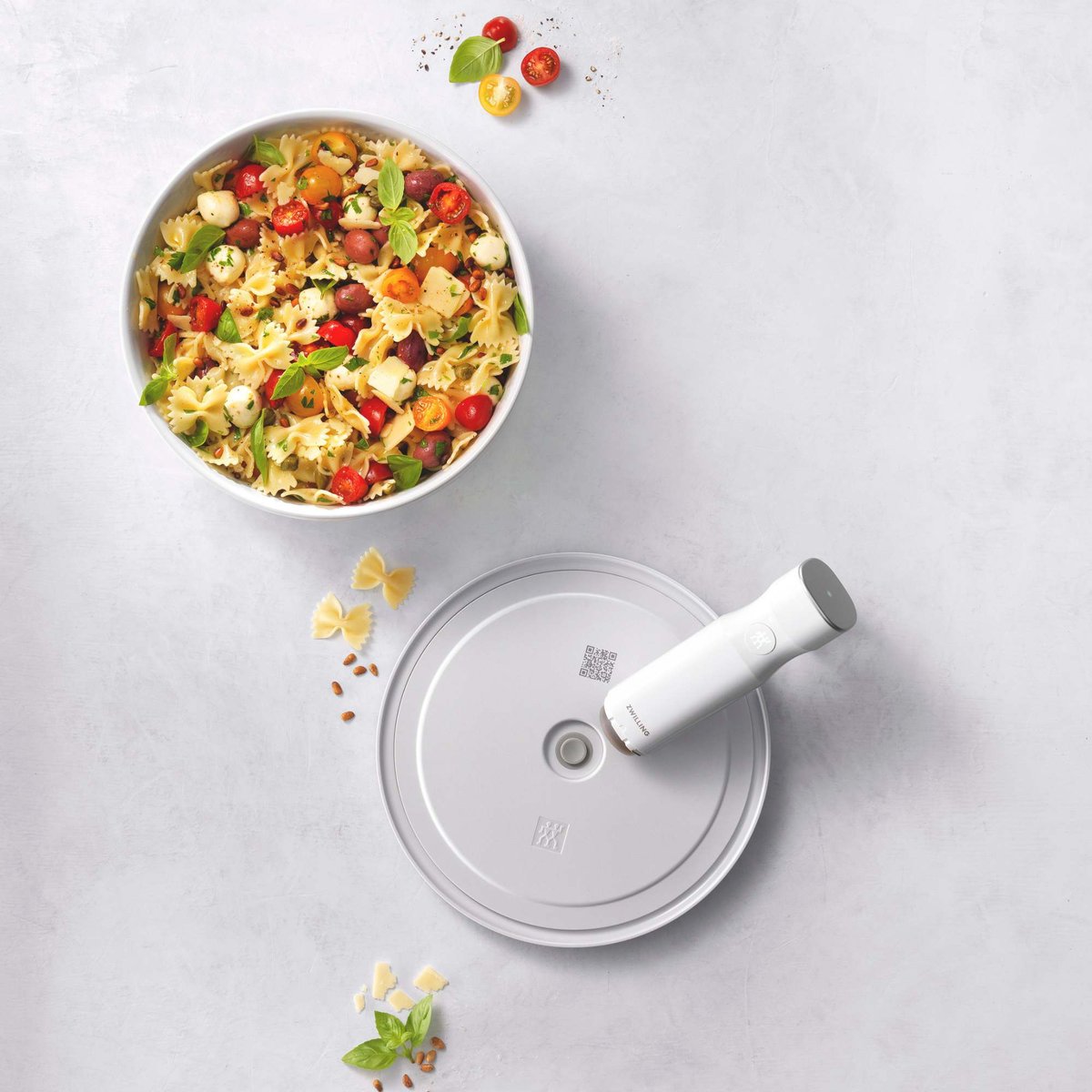 Couvercle de bol sous vide L / 24 cm, Blanc blanc, ZWILLING