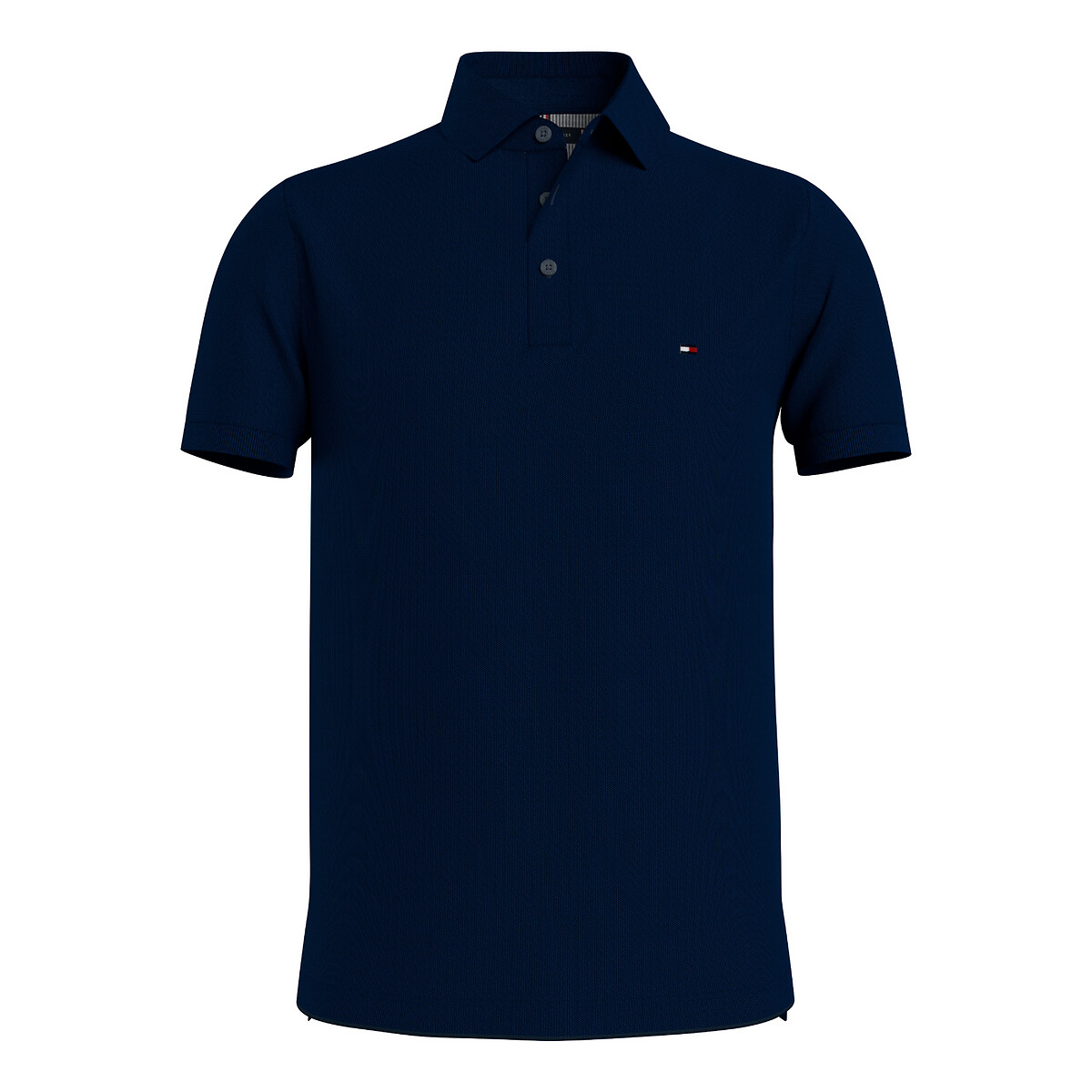 Polo ajusté 1985 en piqué bleu marine, TOMMY HILFIGER