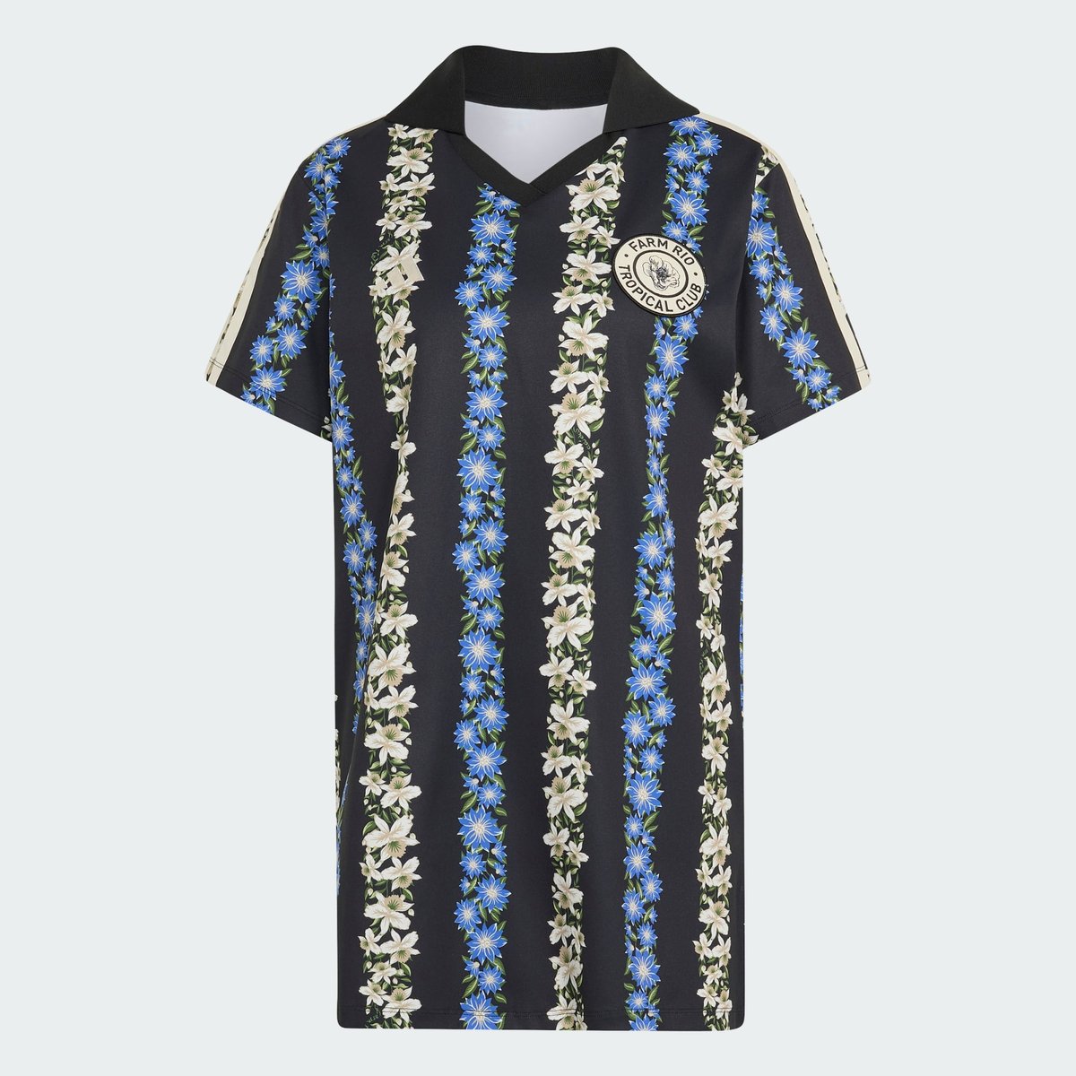 Robe Adidas X Farm Rio Robe Adidas X Farm Rio black / cream white / multicolor, ADIDAS SPORTSWEAR