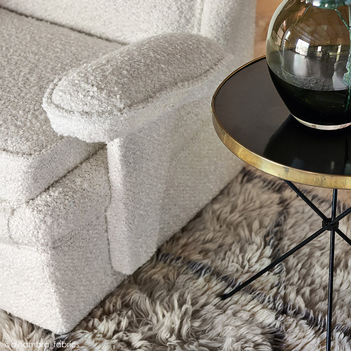 Tapis Lainable Rectangulaire BEREBER CLASSICS blanc, LORENA CANALS