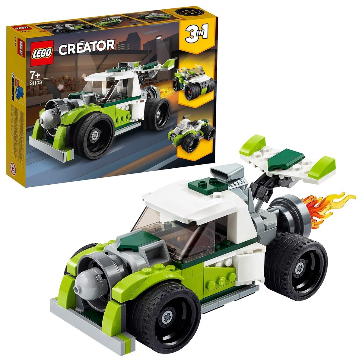Creator 3 en 1Le camion-fusée vert, LEGO