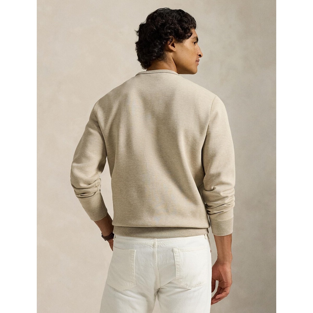 Double Knit Sweatshirt beige marl, POLO RALPH LAUREN