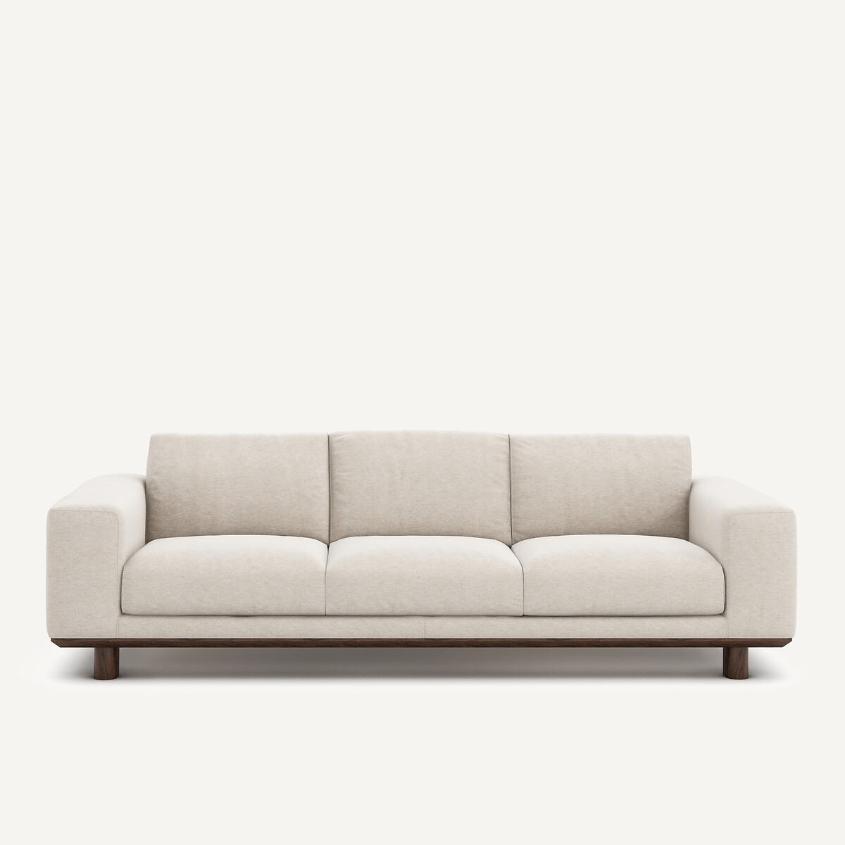 3- oder 4-Sitzer-Sofa, aus meliertem Canvas, CEREA elfenbein, AM.PM