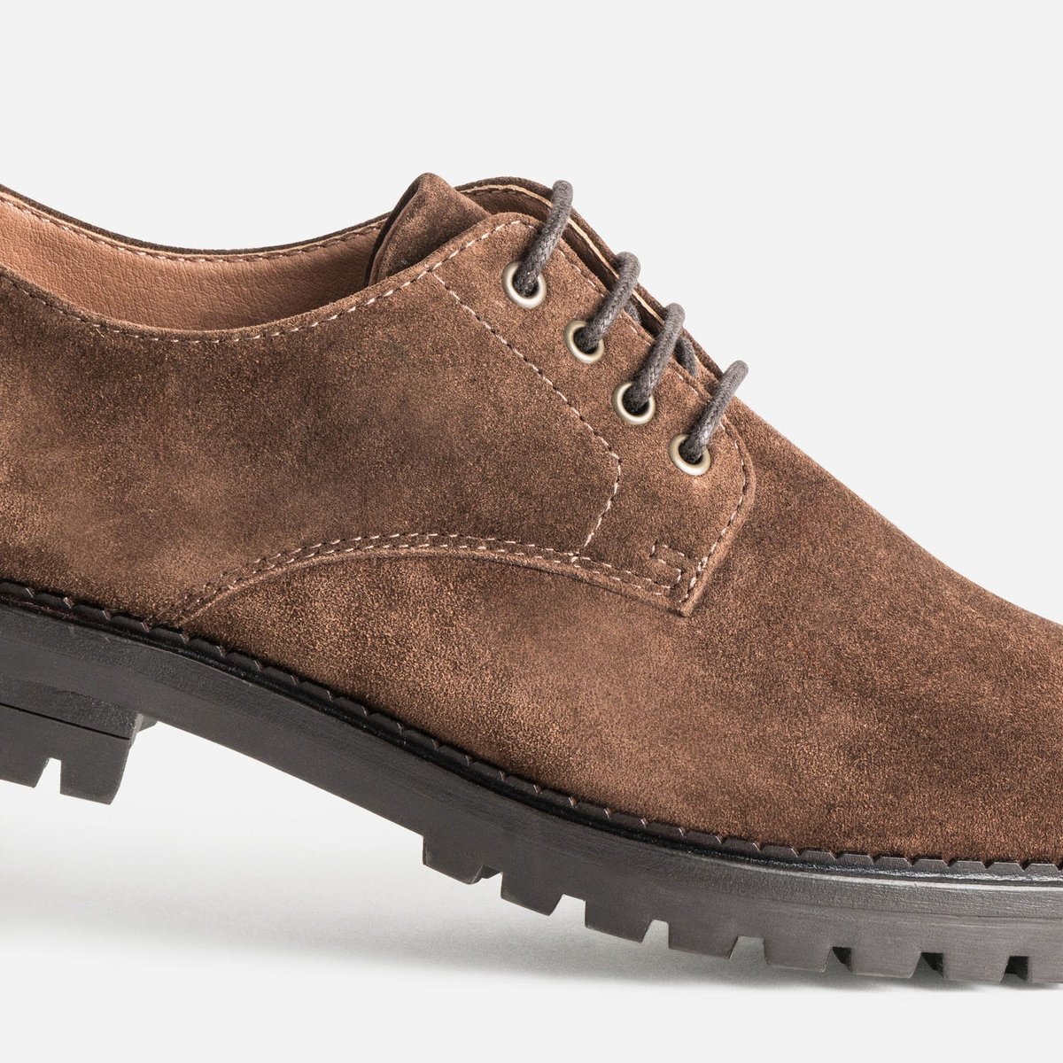 Derby en cuir FREDERICO marron, ERAM