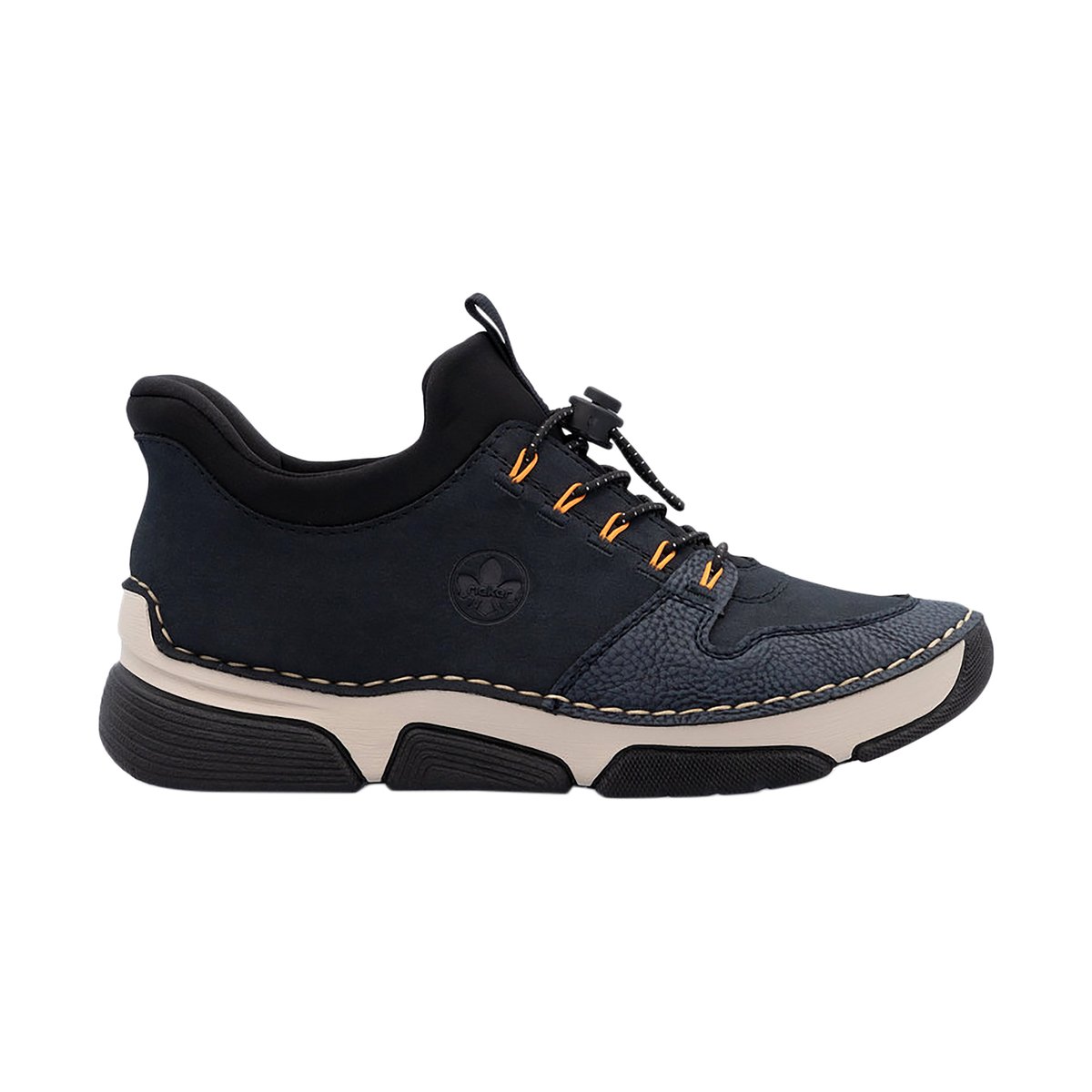 Basket Cuir Namur bleu, RIEKER