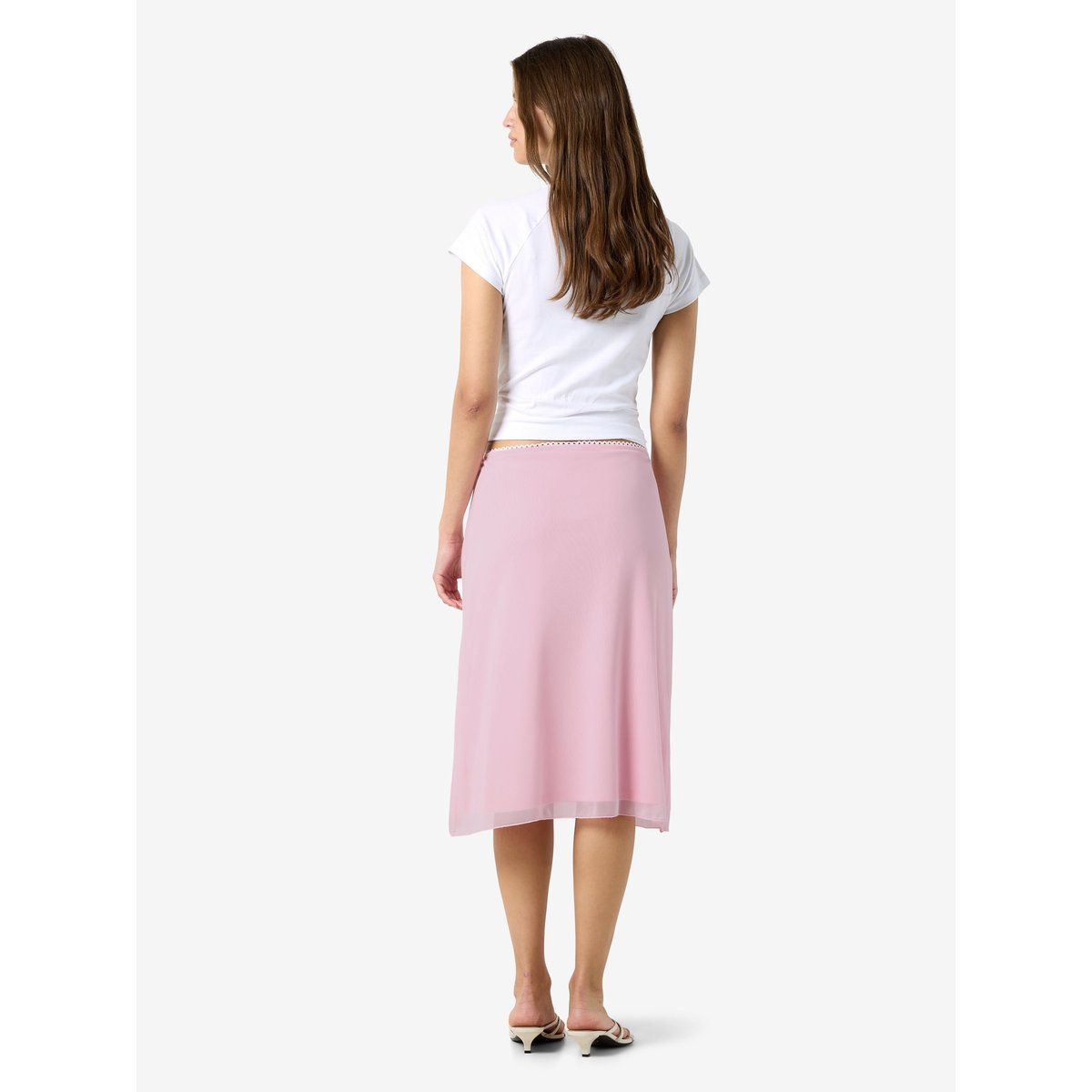 Jupe Mi-Longue rouge - pink-a-boo1, NOISY MAY